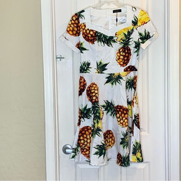 Pineapple Dress Size Large - Picture 9 of 10